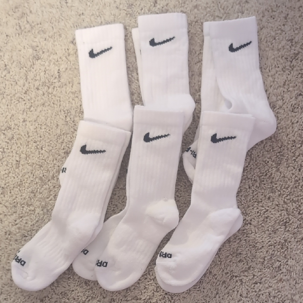 Nike White Crew Socks